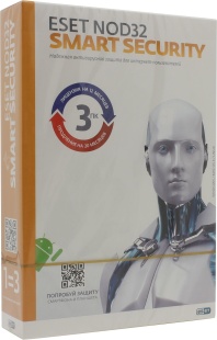 Программный продукт ESET NOD32 Smart Security - продление лицензии на 1 год на 3ПК