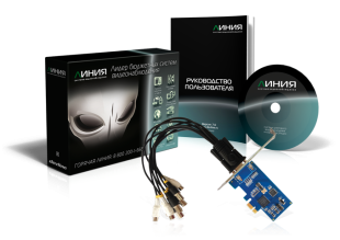 Плата видеозахвата Линия AHD 4x25 Hybrid IP