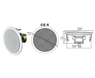 Громкоговоритель потолочный QUAD INDUSTRIAL CONCOURSE CE4